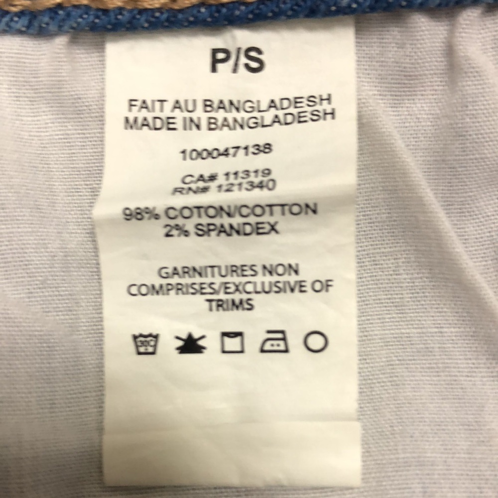 GARAGE Denim Zip Front Mini Skirt S NWT - Picture 6 of 8